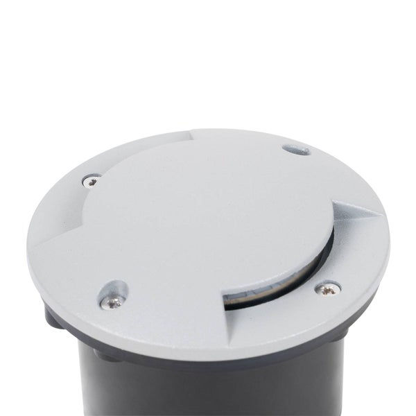Lindby LED Bodeneinbauleuchte Nandita (Modern) in Alu aus Aluminium (1 flammig, ) - Außenleuchte für Garten Terasse Balkon & Haus