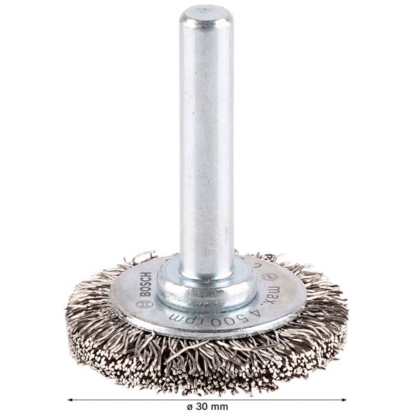 Bosch PRO Stainless Steel clean Scheibenbürste 30 x 0,30 mm gerader Schaft - 2608622119