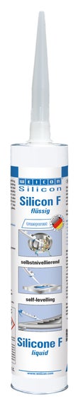 WEICON Silicon F | flüssiger Universaldichtstoff | 310 ml | transparent, farblos