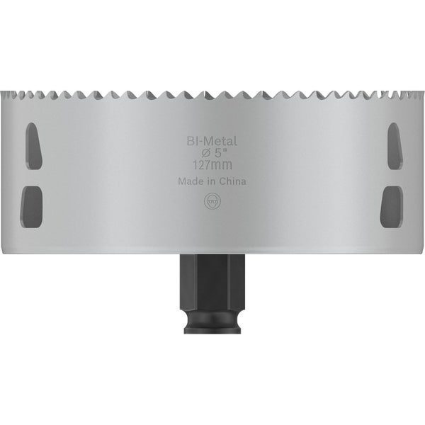 Bimetall Lochsäge, Durchmesser 127 Millimeter
