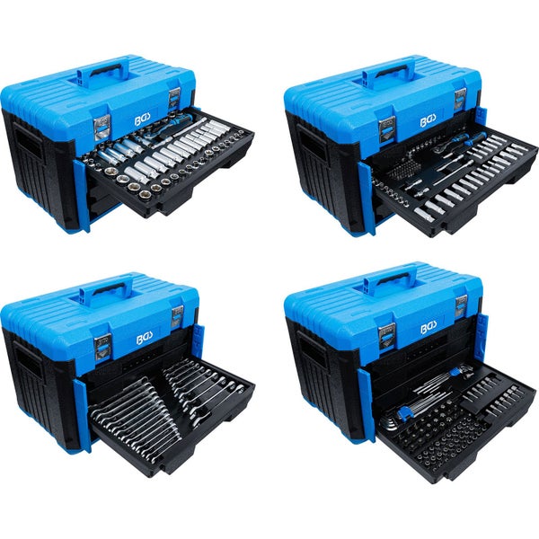 Werkzeugkoffer mit mehreren Schubladen