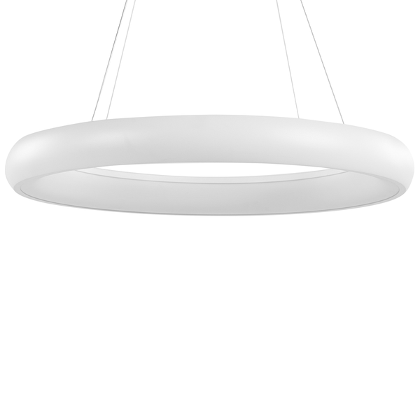 Hängeleuchte LED Metall weiß Ringform BAGO