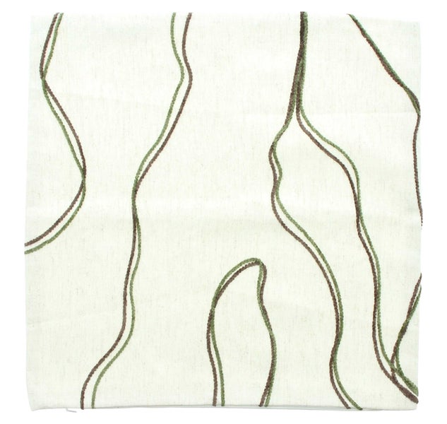 FRANK FLECHTWAREN | Kissenhülle Modern Stitch, POLYESTER, LEINEN, 45 x 45 cm
