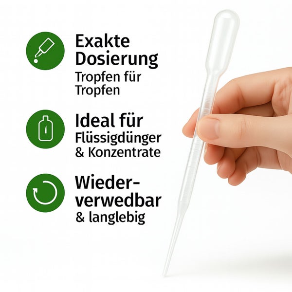 Pipetten 10 Stück - Dosierhilfe Set mit Skala