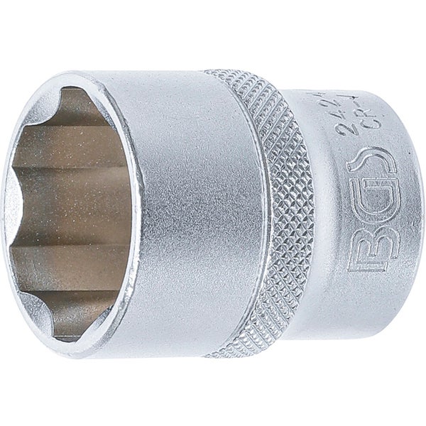 BGS Steckschlüssel-Einsatz Super Lock Antrieb Innenvierkant 12,5 mm (1/2) SW 24 mm - 2424