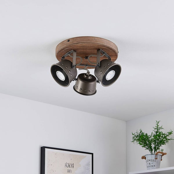 Dekoratives Schild mit der Aufschrift 'Mindestens haltbar' und Maßangaben