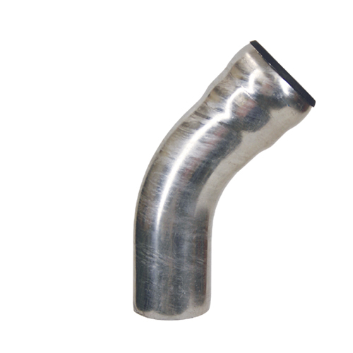 Kniebogen für Schornsteinrohr aus Metall, 45 Grad, mit Dichtung