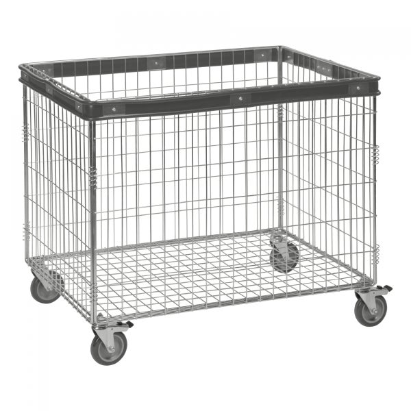 Gitterwagen mit Rollen für den Transport