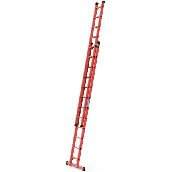 Zarges Vollkunststoff-Schiebeleiter Everest EFA 2E 2x12 Sprossen