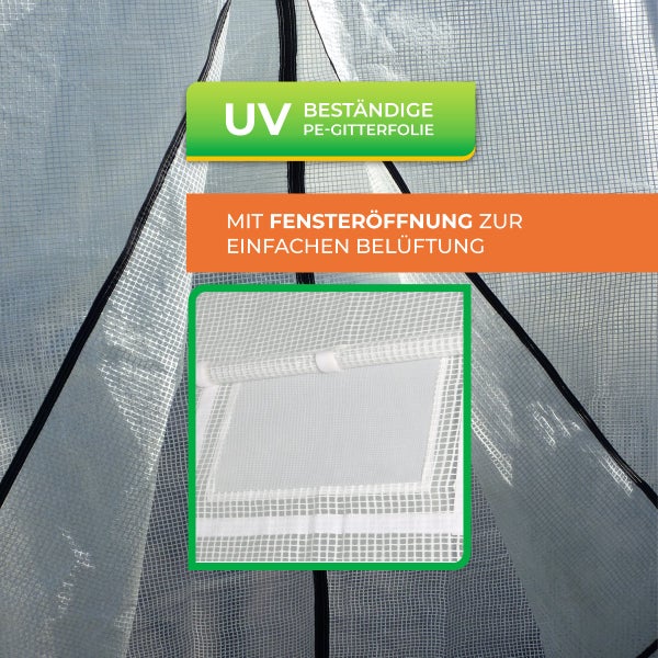 Überwinterungszelt Tropical Island M L 130 x B 130 x H 150 cm