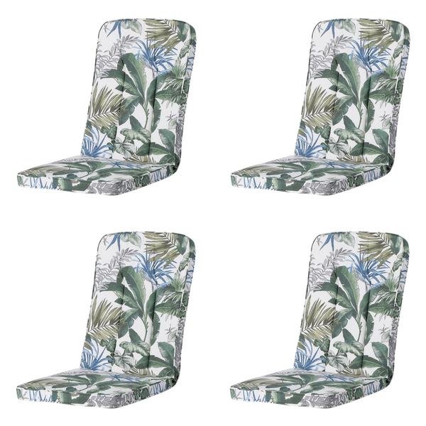 Hochlehnerauflage Excelsior/Primero/Balero Bliss blau - Ca. 110x48 cm - 4er-Set