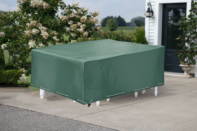 GardenGloss® Abdeckplane Gartenmöbel Wasserdicht (250x210x90cm, XXL) - 100% Wasserdicht und Witterungsbeständig - Reissfestes Material mit UV-Schutz - Abdeckung für Terrassenmöbel