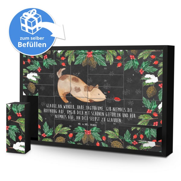 Mr. & Mrs. Panda Befüllbarer Adventskalender Hund Marienkäfer - Schwarz