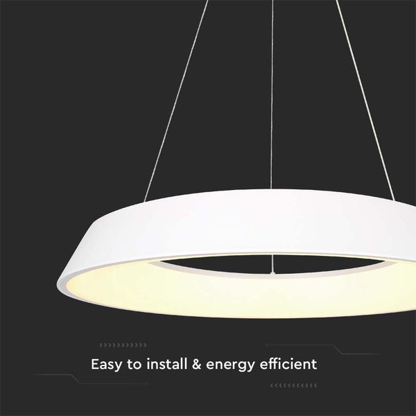 V-TAC VT-7755 - Kerzenständer - Dimmbar Pendant Lights - IP20 - White Body - 48 Watt - 5000