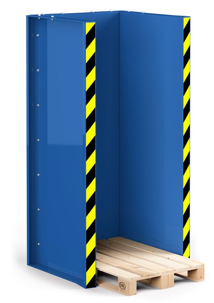 RR Industrietechnik Paletten Stapel Station RPS-15 BxTxH 1020x945x2145 mm RAL 5010 Enzianblau
