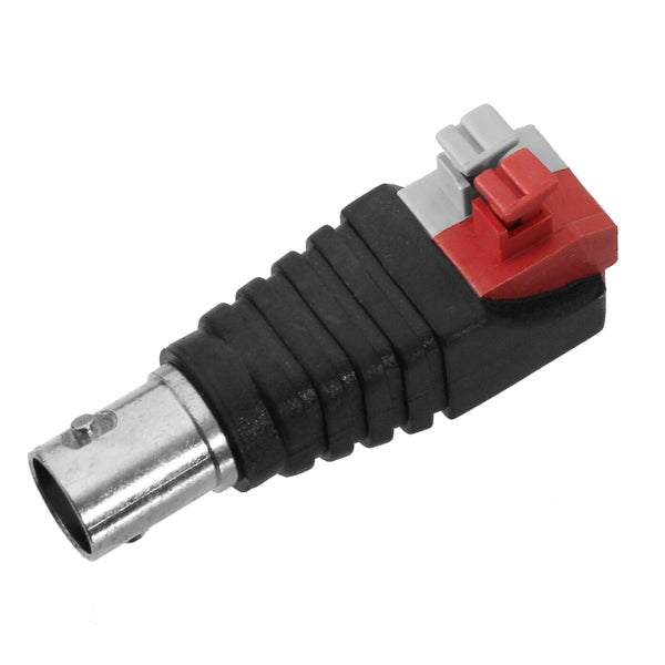 BNC Stecker mit Knickschutz und Schraubanschluss für Koaxialkabel