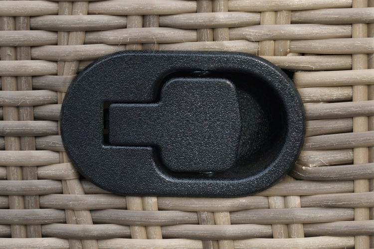 Riviera Sessel, 2er Set, verstellbar durch Gasdruck, inkl. Auflage, Stahl/Kunststoffgeflecht