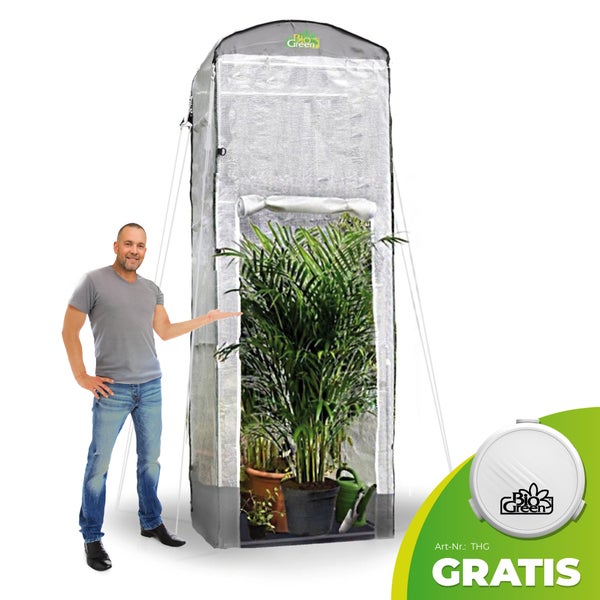 Überwinterungszelt Patioflora 120/XL für Pflanzen L 120 x B 120 x H 300 cm