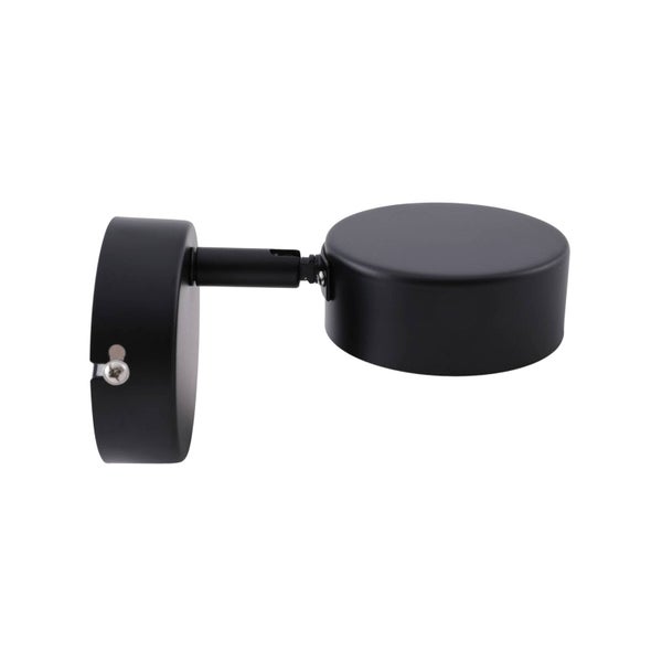 Schwarze Wandleuchte