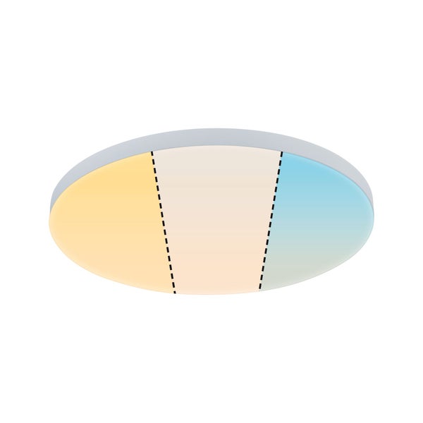 LED Panel Velora rund 400mm 19W 1750lm White Switch Weiß