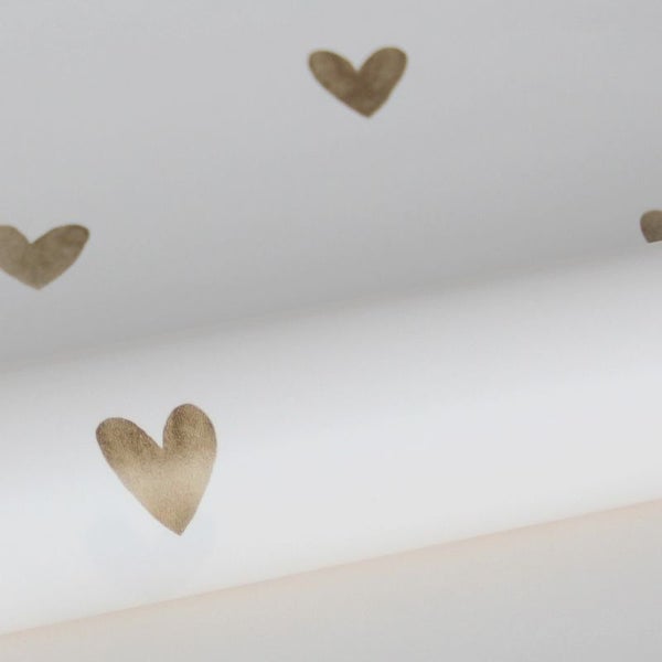 Tapete mit Herzmuster