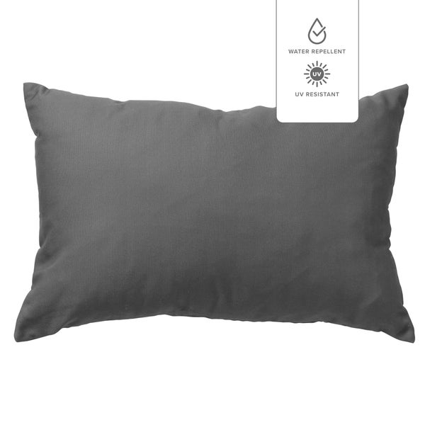 Santorini Outdoor Kissen - 40x60 cm Grau - Mit Reißverschluss