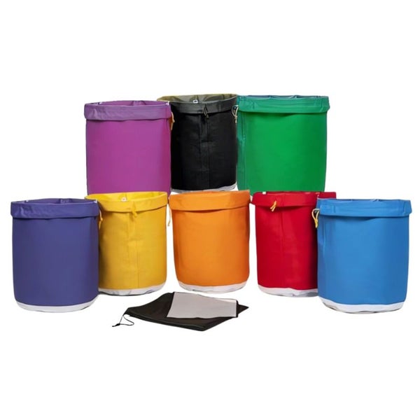 Extraktorbeutel 8er Set – 19 Liter, Hochwertiges Material, Verschiedene Maschenabstände (25/45/70/120/150/190 Mikron) für Optimale Harzgewinnung & Reine Kristalle