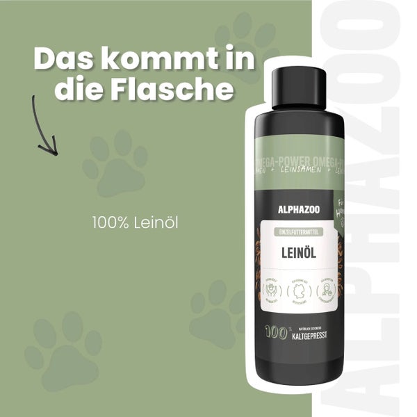 alphazoo Leinöl für Hunde 250ml