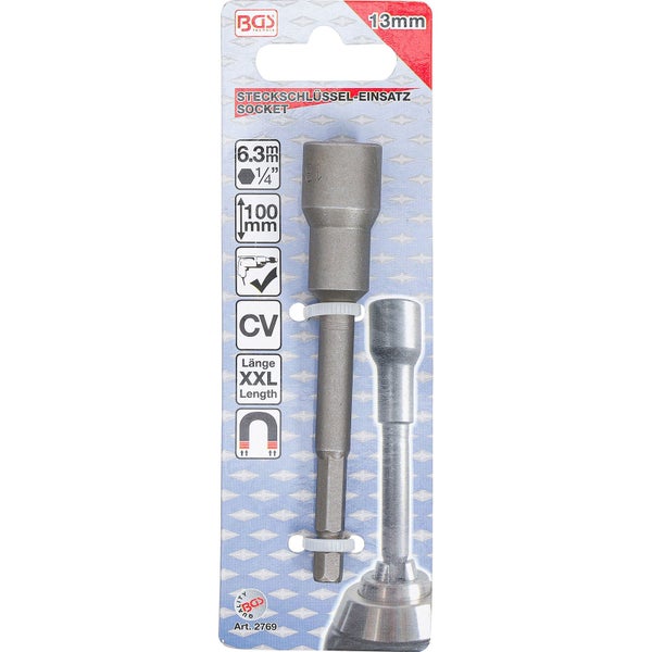 BGS technic Steckschlüsseleinsatz 13 mm