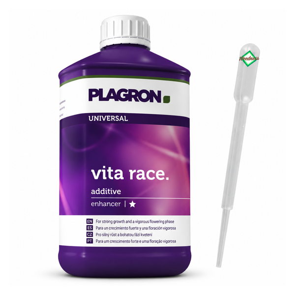Plagron Vita Race Pflanzendünger Additiv zur Wachstums- und Blütenförderung inklusive Dosierpipette in Kunststoffflasche