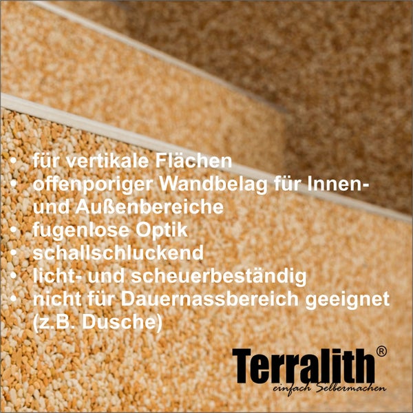Terralith Glassteinteppich WAND -Vetro Nero / Bianco- für 1 qm