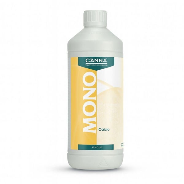 Canna Mono Calcium Pflanzendünger in einer Kunststoffflasche für die Nährstoffversorgung von Pflanzen.