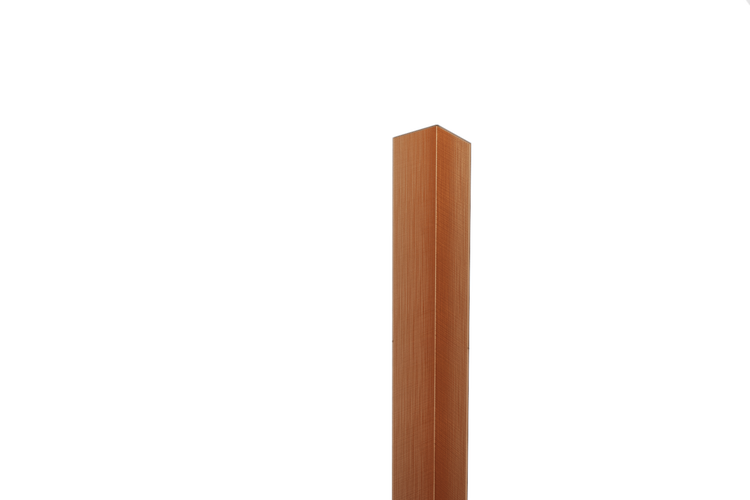 Inneneck-Li-Profil aus Edelstahl 2 cm x 2 cm x 270 cm – satiniertes Kupfer