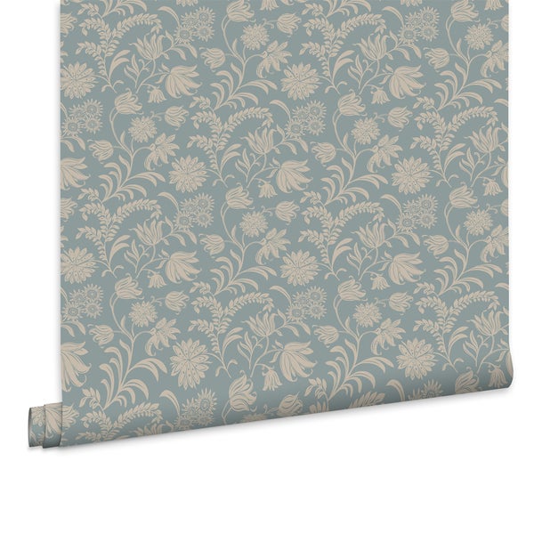 Blumentapete mit floralem Muster