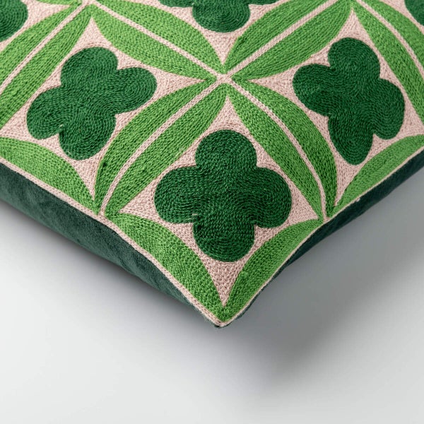 Clover Kissenbezug - Unifarben 30x50 cm, Grün