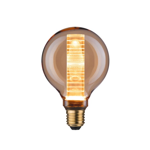 Inner Glow Edition LED Globe Innenkolben Ringmuster E27 230V 230lm 4W 1800K Gold