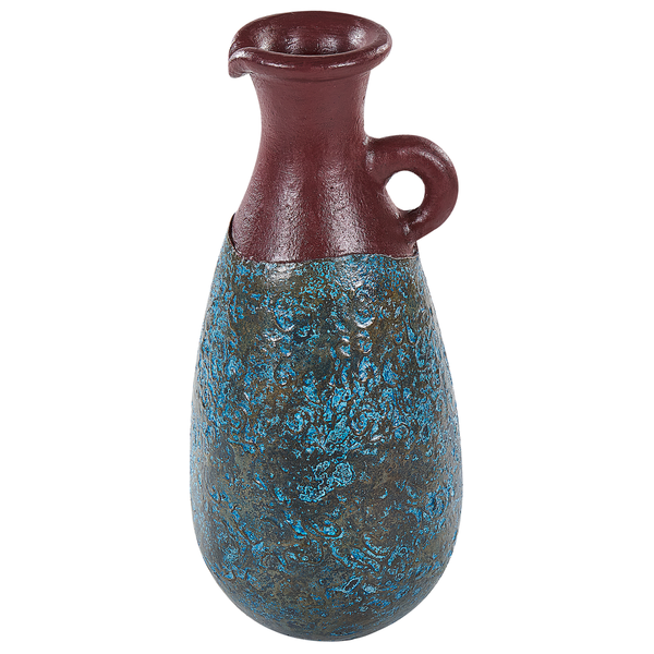 Dekovase VELIA Keramik 40 cm Blau