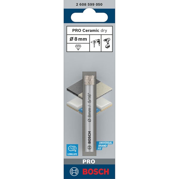 Bosch PRO Ceramic dry Bohrer 8 x 66 mm - 2608599050