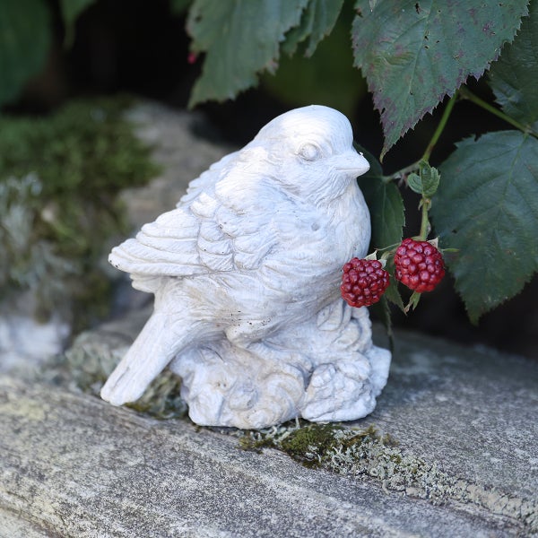 Dekorative Vogel Gartenfigur aus Stein