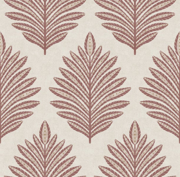 Tapetenmuster mit stilisierten floralen Motiven