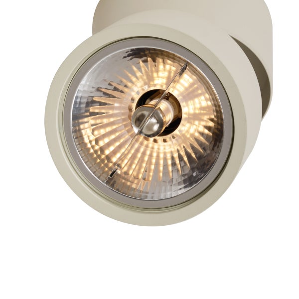 Moderner Deckenstrahler Beige G9 rund schwenk- und neigbar - Go Nine