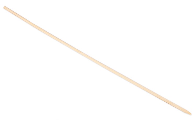 Holzspieß aus hellem Holz