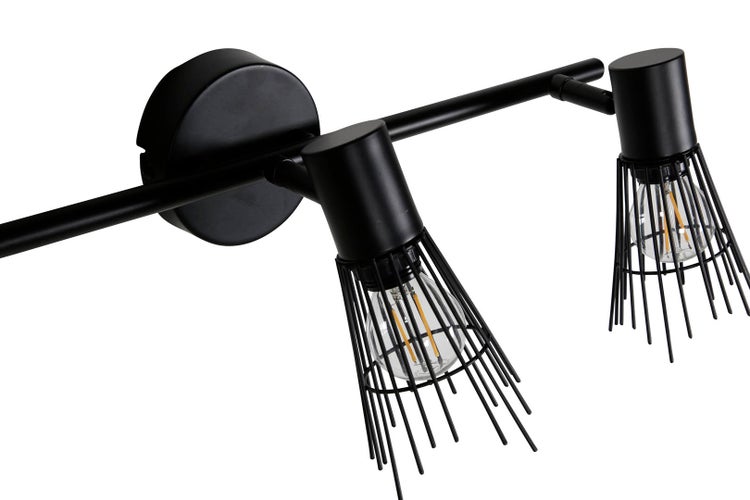 Pico Beleuchtung Wandlampe 24x15x15cm Stahl schwarz. 15 X 24 X 15 cm