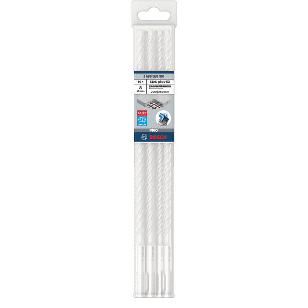 Bosch PRO SDS plus-5X Hammerbohrer 8 x 200 x 260 mm - 2608833901