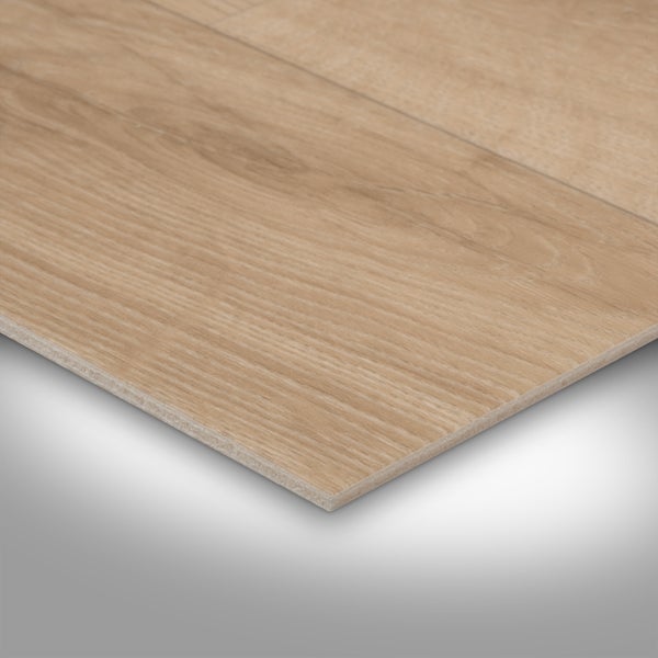 PVC Bodenbelag Meterware Holzoptik hell mit Vliesrücken 200 cm breit (Meterware)