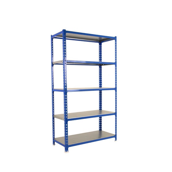Schwerlastregal BIG METAL SHARK | HxBxT 200x100x40cm | Fachlast 180kg | Blau-Verzinkt