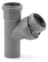 Airfit HT-Abzweig DN 50 45°-88° stufenlos verstellbar, aus PP, 28050AV