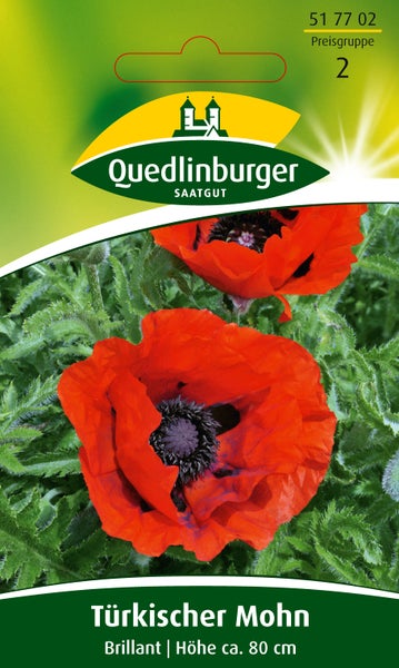 Türkischer Mohn Brilliant Samen von Quedlinburger SAATGUT