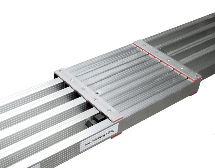 Aluminium-Leitergerüst mit einer maximalen Belastung von 150 kg