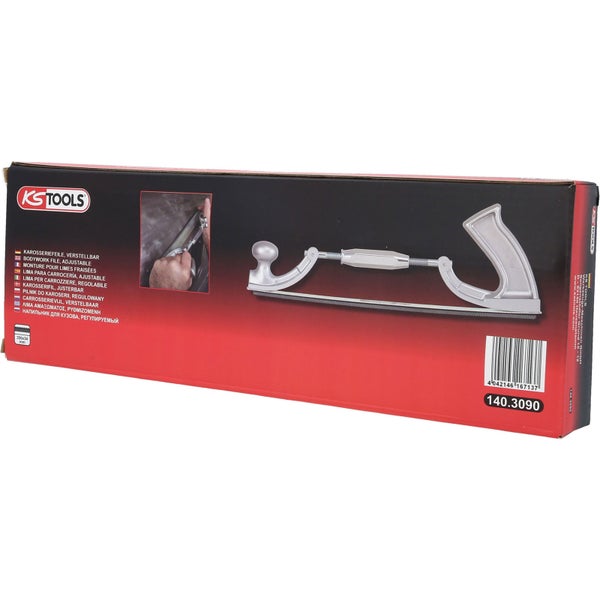 KS Tools Karosseriefeile, verstellbar, in Verpackung